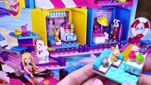 Barbie Pet Beach Boardwalk made of 253 LEGOS Toy Jet Ski Mega Bloks Barbie Vacation House