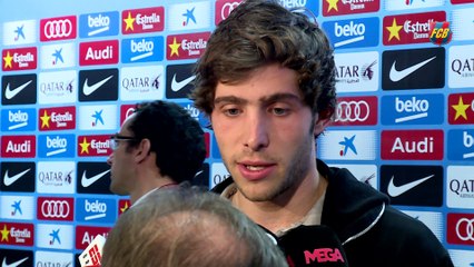 Sergi Roberto and Ter Stegen reflect on place in Copa del Rey semi-finals.