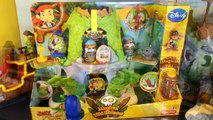 Jake And The Neverland Pirates Full Playset Magical Tiki Hideout   Play Doh & Kinder Surprise Eggs