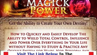 Magick Power  THE SHOCKING TRUTH Bonus + Discount