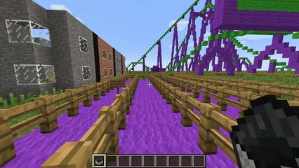 Minecraft- THE JOKER ROLLER COASTER - Custom Map