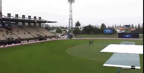 Heavy Rain delay the start of Second ODI between NewZealand and Pakistan