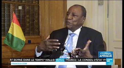 Interview exclusive avec Alpha Condé sur france24