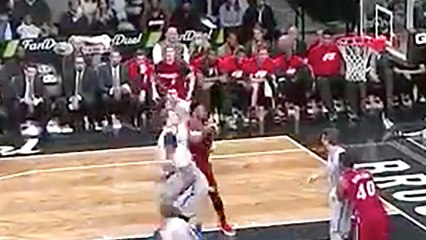 Justice Winslow Scores a Basket in the Most Bizarre Way