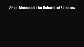 PDF Download Visual Mnemonics for Behavioral Sciences Download Online