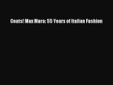 Coats! Max Mara: 55 Years of Italian Fashion  Read Online Book
