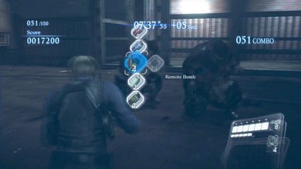 RESIDENT EVIL 6 [HD] THE MERCENARIES -  LEON  DUO - ROOFTOP MISSION (S RANK!)