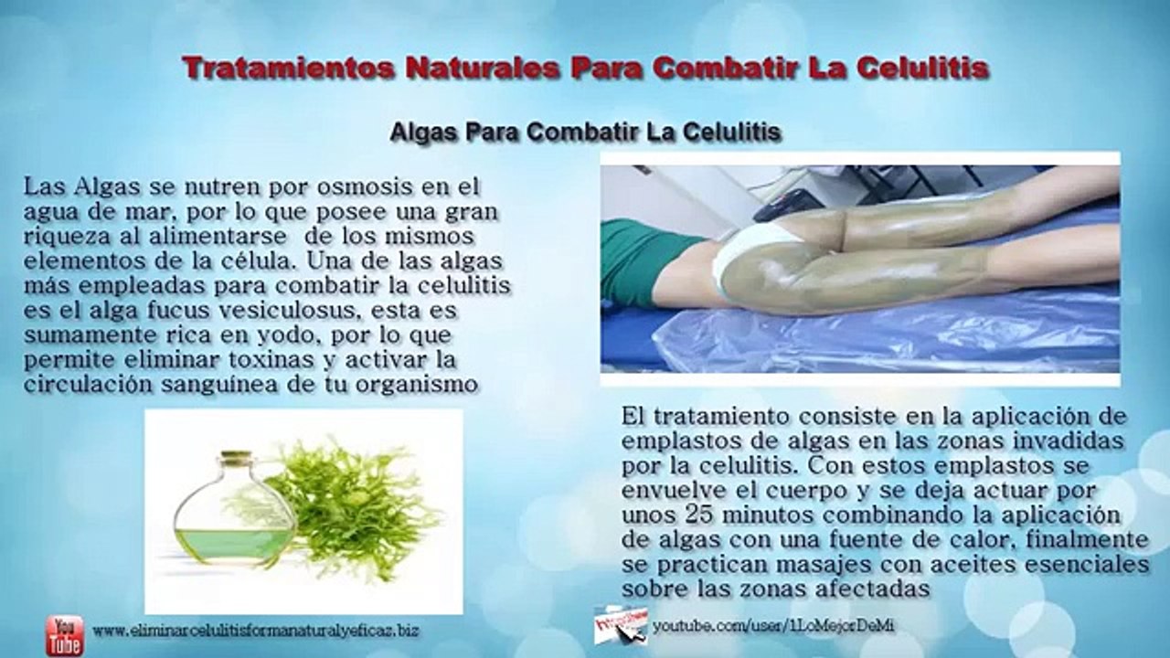TRATAMIENTOS CASEROS PARA LA CELULITIS - CELULITIS NUNCA MAS