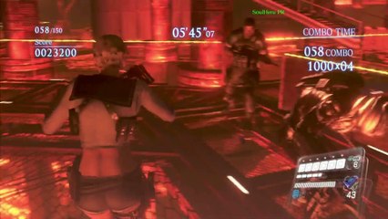 RESIDENT EVIL 6 [HD] - THE MERCENARIES -  SHERRY (COSTUME 1) DUO - LIQUID FIRE (S RANK!)