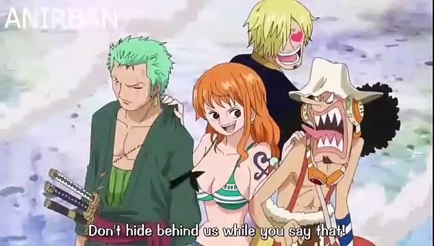 ONE PIECE+++ LUFFY USE CONQUERORS HAKI AND BEAT 50000 FISHER MEN