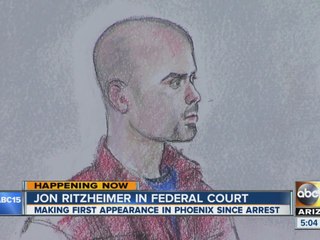 Arizona man, Jon Ritzheimer, faces federal judge in Phoenix