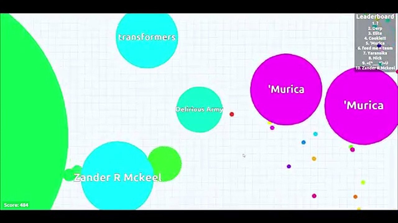 Agar.io  simulator! GAMEPLAY