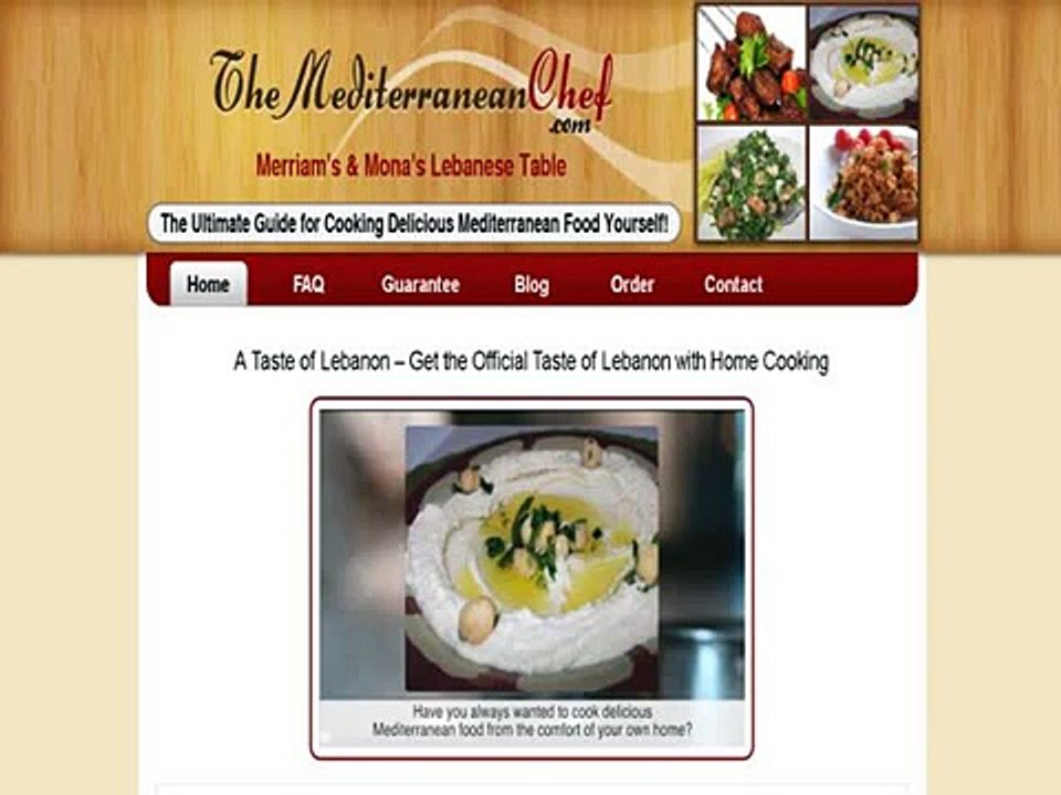 The Mediterranean Chef - Merriam And Mona's Lebanese Table