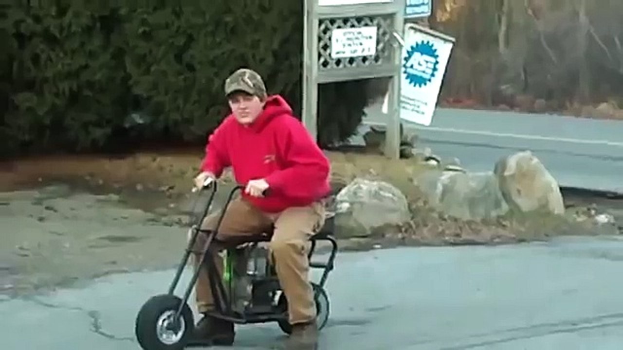 Insane Mini Bike Crash