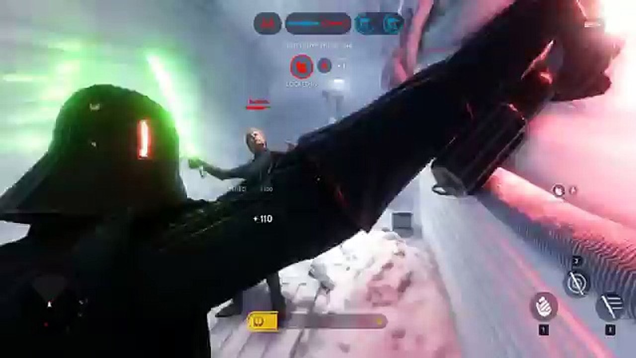 Star Wars Battlefront Beta Darth Vader VS Luke Skywalker