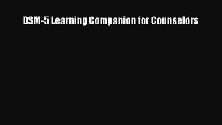 PDF Download DSM-5 Learning Companion for Counselors PDF Full Ebook