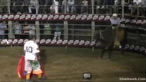 JARIPEO RANCHERO EN LAS FIESTAS TITULARES ULUAZAPAN EL SALVADOR TERCER DIA DE CELEBRACION JINETES Y TOROS 23 ENERO 2016