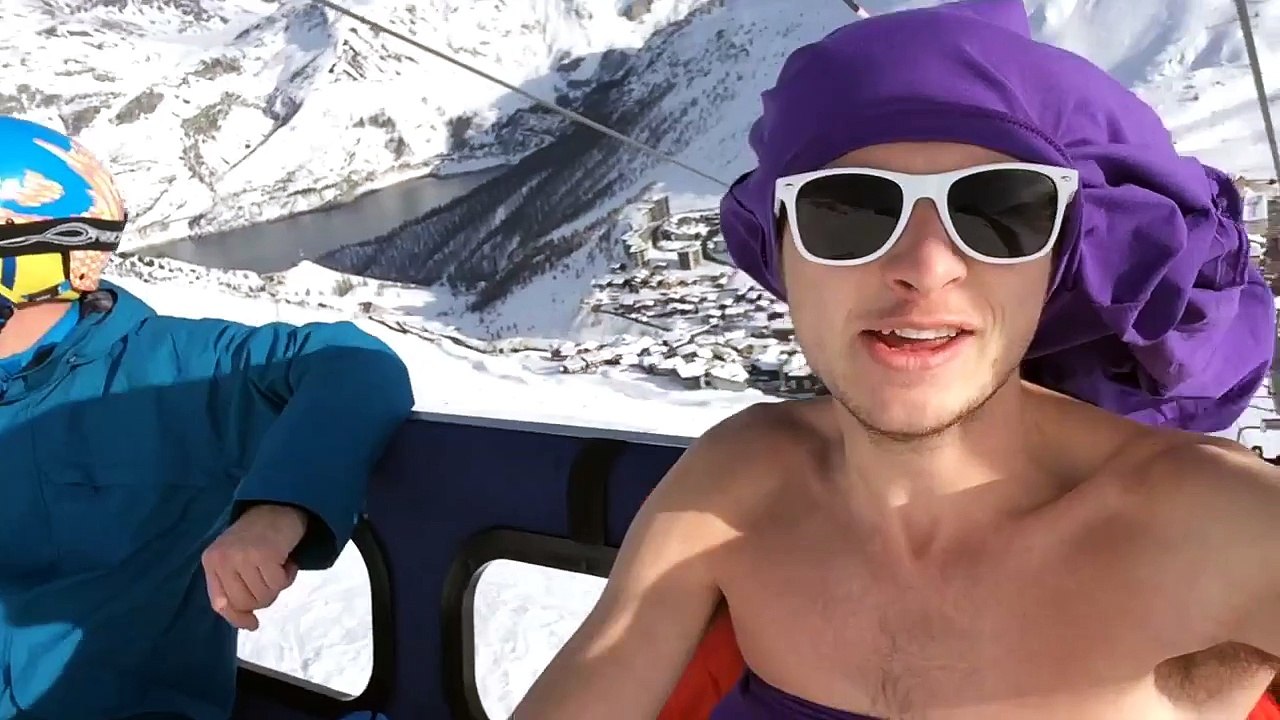 Manu dans le 6/9 - Ridiboule du standard devient la Reine des Neiges à Tignes !