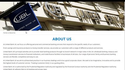 UBL-The Complete Solution to Your Financial Services