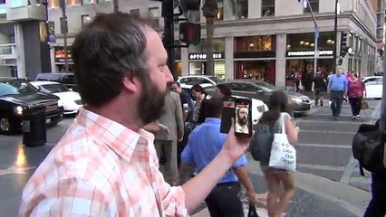 Tom Green on Hollywood Blvd Periscope with his fans @tomgreenlive