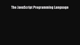The JavaScript Programming Language Free Download Book