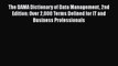 [PDF Download] The DAMA Dictionary of Data Management 2nd Edition: Over 2000 Terms Defined