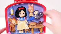 NEW Disney Princess Mini Snow White Animators Collection   Play Doh Surprise Egg Toy Doll Unboxing