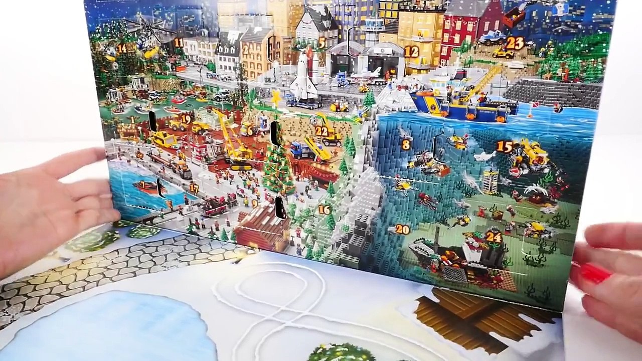LEGO CITY Full 24 Day Advent Calendar Opening *** DCTC videos