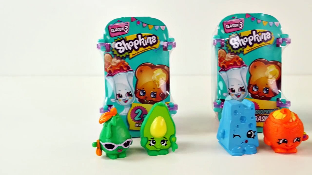 8 NEW Shopkins Season 3 Surprise Baskets Rare Taco Terrie Suzie Sundae Series 3 Toys DCTC