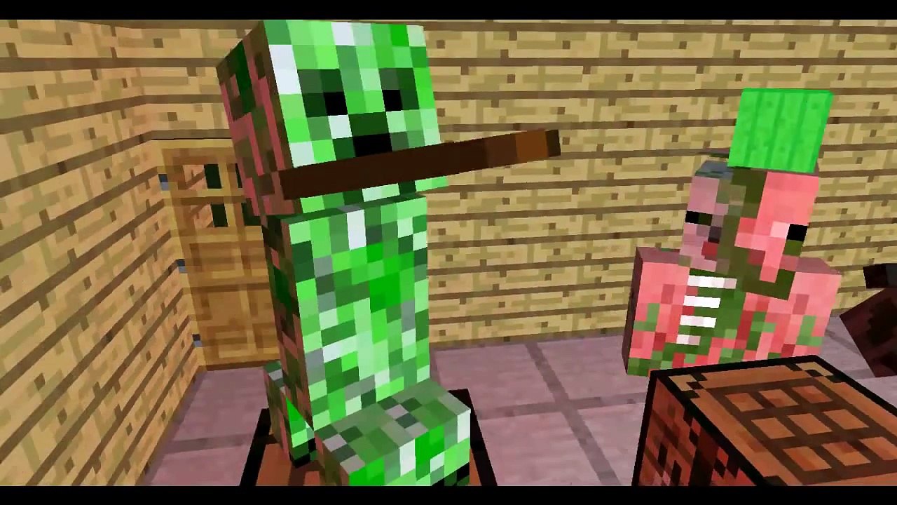 Monster School: Crafting Minecraft Animation