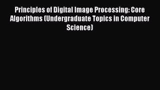 Principles of Digital Image Processing: Core Algorithms (Undergraduate Topics in Computer Science)