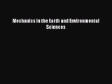 Mechanics in the Earth and Environmental Sciences  Read Online Book