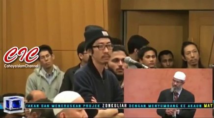 Dr Zakir Naik Sub Indo | Lucu Pemuda Jepang Akhirnya Masuk Islam Setelah Berdebat Sengit