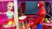 BARBIE GOES CRAZY Disney Princess & Spiderman Doll Parody with Frozen Elsa at Barbie Fashi