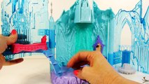 Frozen Elsas Ice Lightup Palace Featuring Olaf Play Doh Bed Toys Review by Disney Cars Toy Club