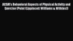 ACSM's Behavioral Aspects of Physical Activity and Exercise (Point (Lippincott Williams & Wilkins))