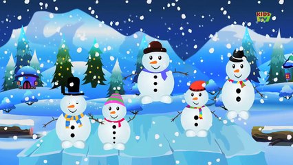 Five Little Snowmen | Nursery Rhymes For Babies | Kids TV