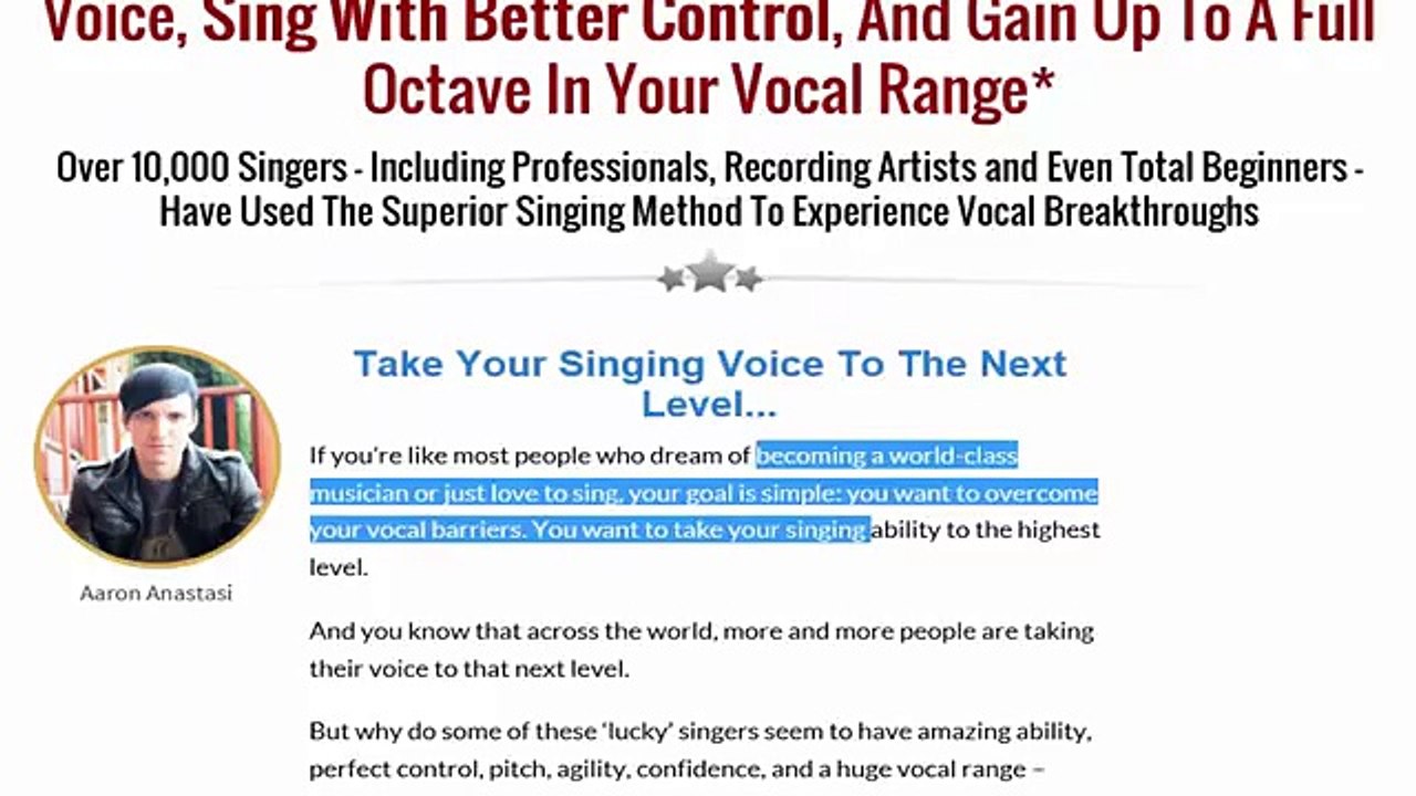 Superior Singing Method