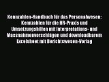 [PDF Download] Kennzahlen-Handbuch für das Personalwesen: Kennzahlen für die HR-Praxis und