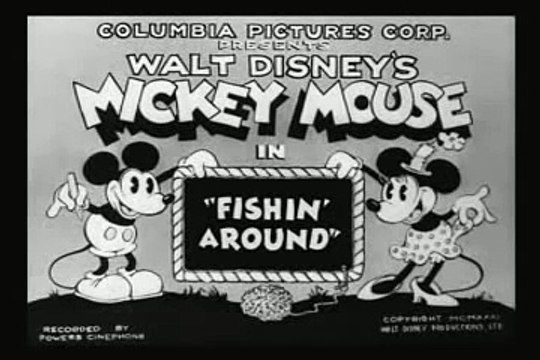 Mickey Mouse & Pluto Fishin Around (1931)