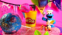 Surprise Toy Play Doh Cake Pop Eggs Disney Princess Hello Kitty Littlest Pet Shop Fairies Play Dough