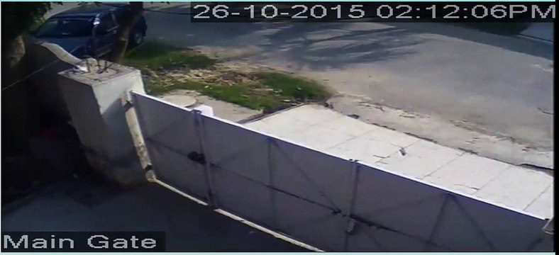 CCTV Footage of Earthquake in Lahore, Pakistan | Wornies Disastrous Earthquakes