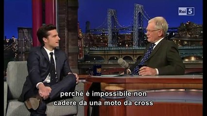 Josh Hutcherson al David Letterman 25 11 2013 (sub ita)