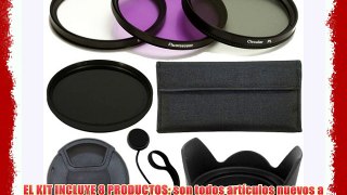 PLR de 67mm Kit de accesorios profesional de ?ptica incluye: Kit de filtros  Bolsa de transporte