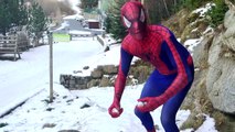New Spiderman vs Venom Superhero Short Movie - SPIDER-MAN & Kinder Surprise Eggs in Real Life!