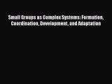 [PDF Download] Small Groups as Complex Systems: Formation Coordination Development and Adaptation