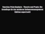 [PDF Download] Function-Point Analysis - Theorie und Praxis: Die Grundlage für das moderne