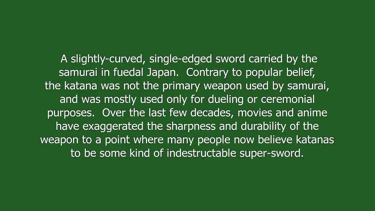 katana meaning and pronunciation