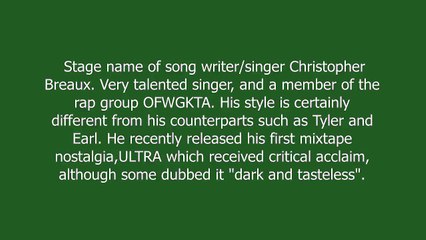 Frank Ocean meaning and pronunciation