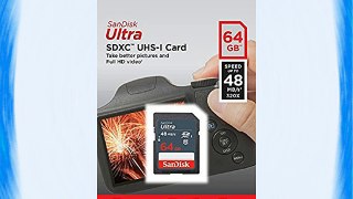 SanDisk SDSDUNB-064G-GN3IN Ultra Tarjeta de memoria SDHC de 64 GB (con hasta 48 MB/s y Class